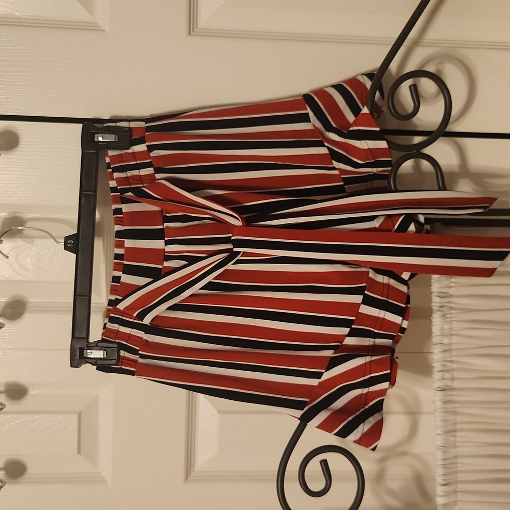 Express striped shorts